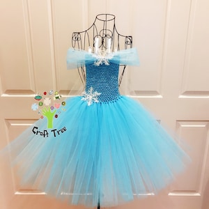 Elsa tutu dress diy 2025