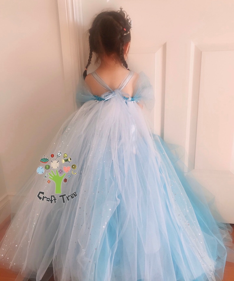 Disney Frozen Elsa Tutu Dressfrozen Tutu Dressprincess Tutu Etsy