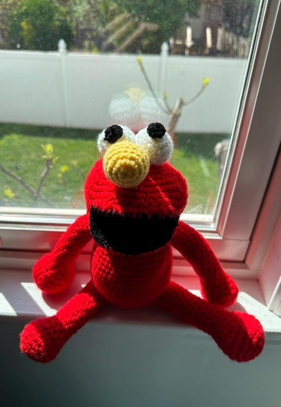 9 Elmo Crochet Patterns 8 Pattern Elmo For sale Birthday gift Valentine gift Room