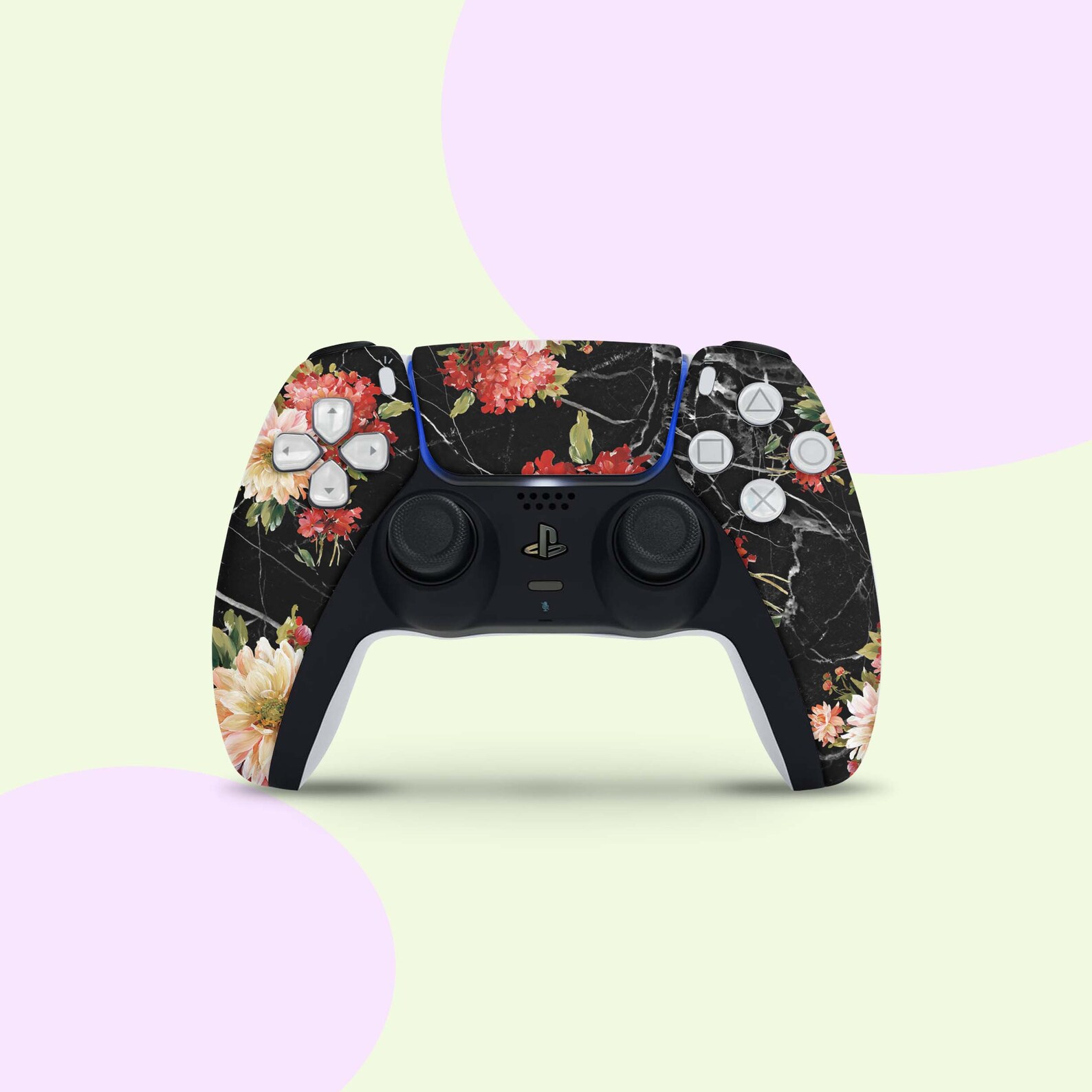 Floral Playstation vinyl wrap Rose flower PS5 Playstation 4 Etsy