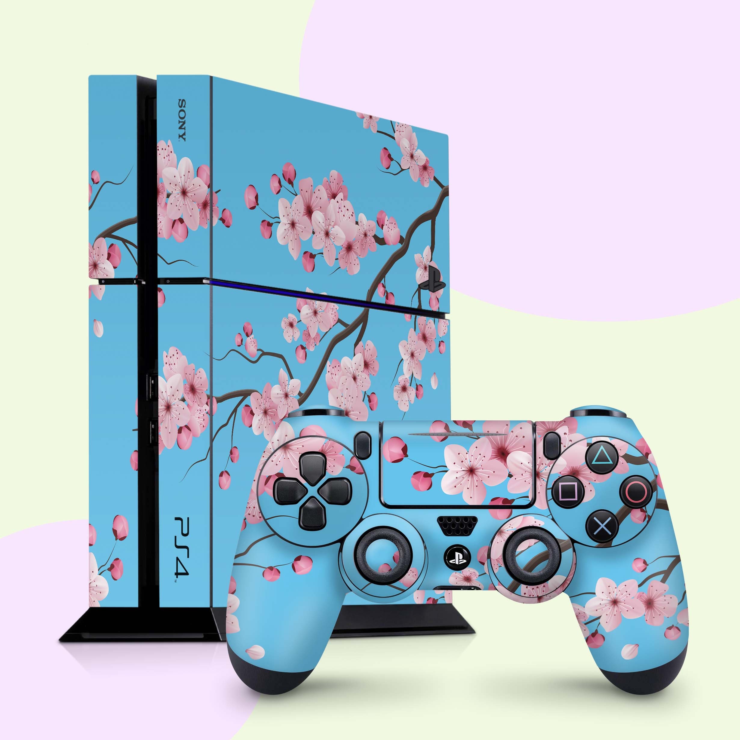 Sakura Playstation vinyl wrap PS5 cherry blossom Playstation 4 Etsy
