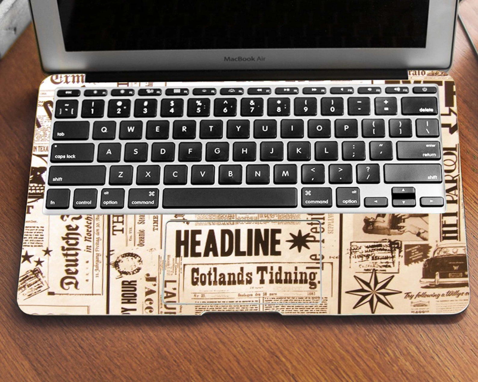 Stickers NewsPaper MacBook Air 13 decals laptop macbook Pro 16 Etsy
