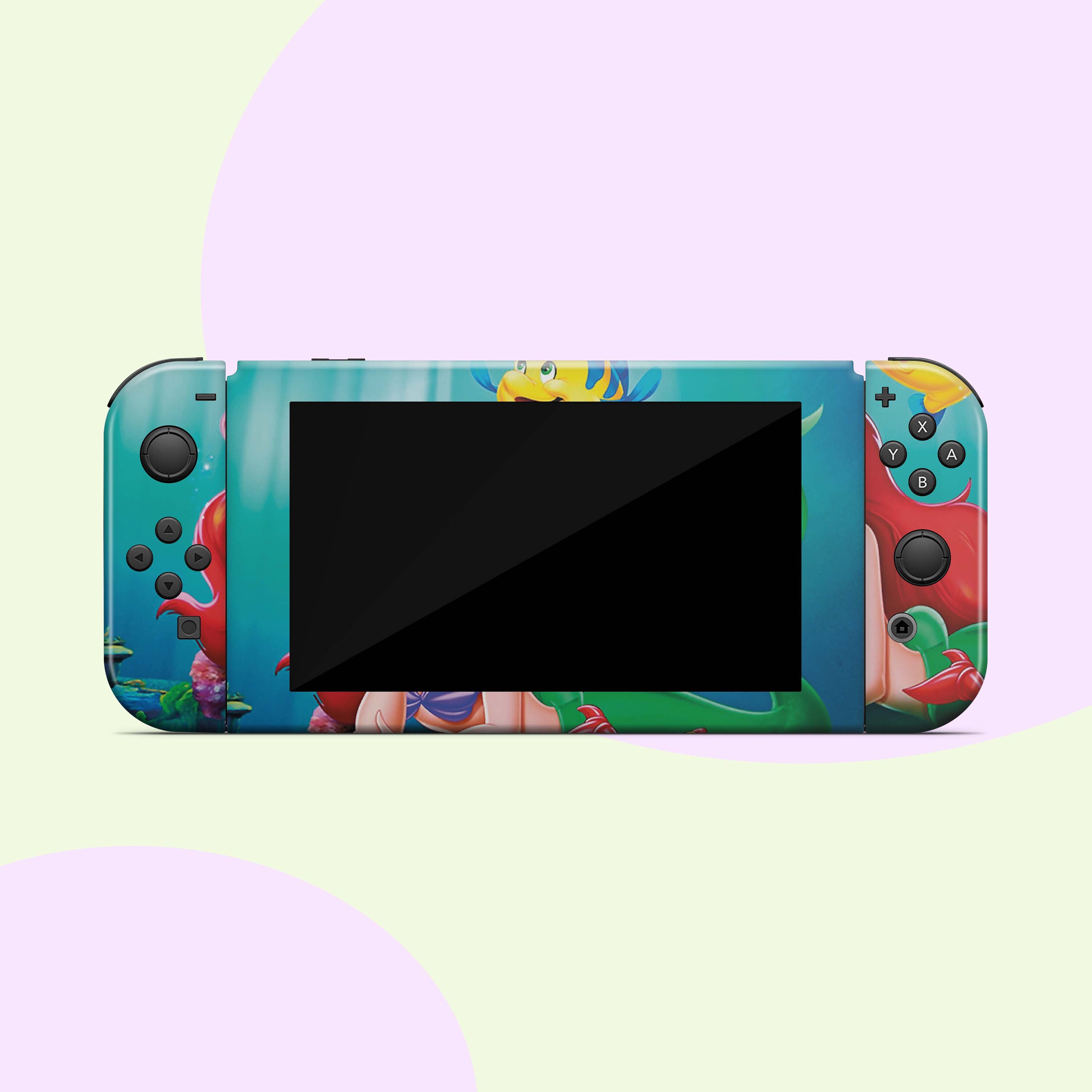 Mermaid nintendo switch skin Console Dock skin Full Set decal Etsy