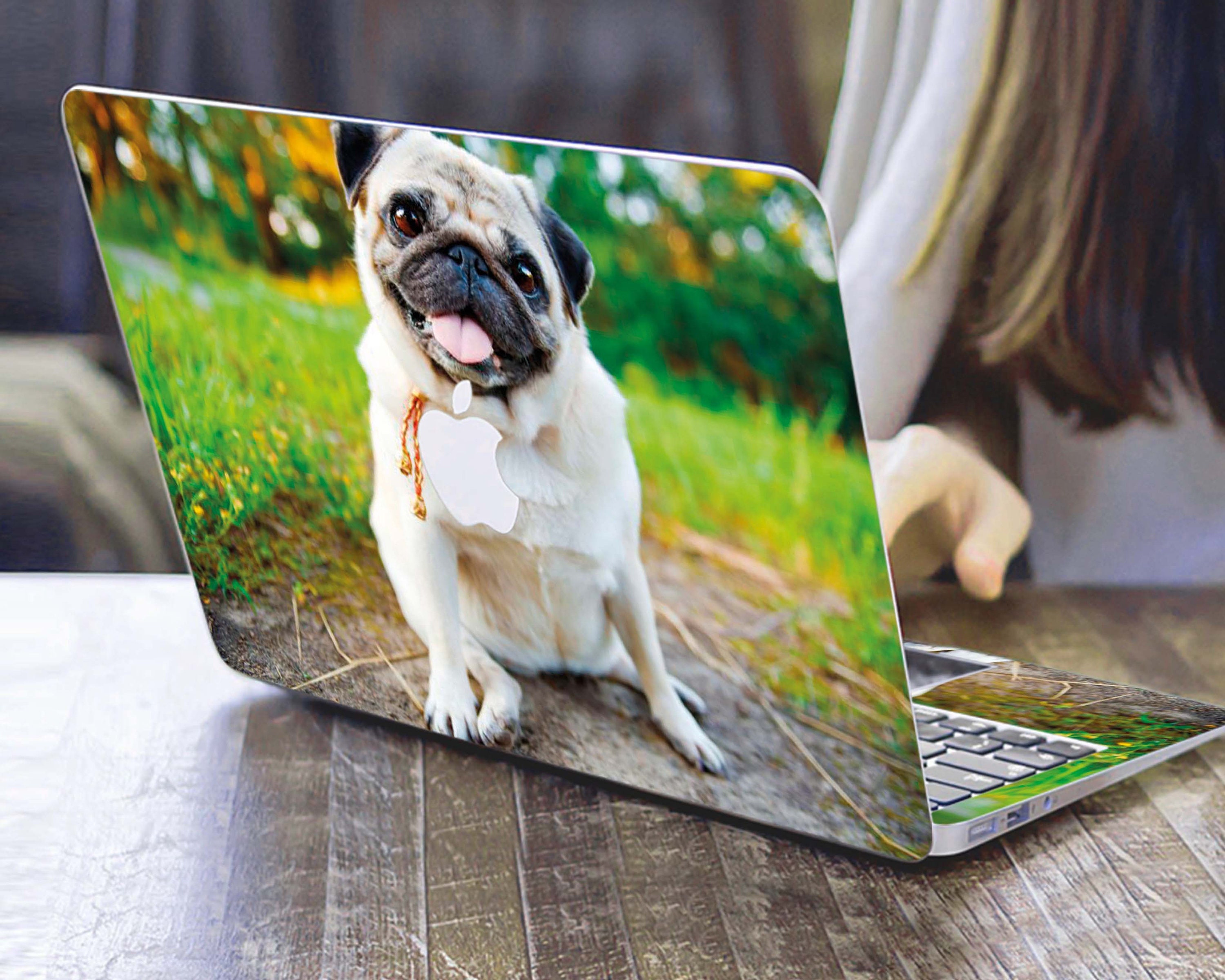 Macbook skin Cute puppy pro 2017 dog Mac skin Dog lover Etsy