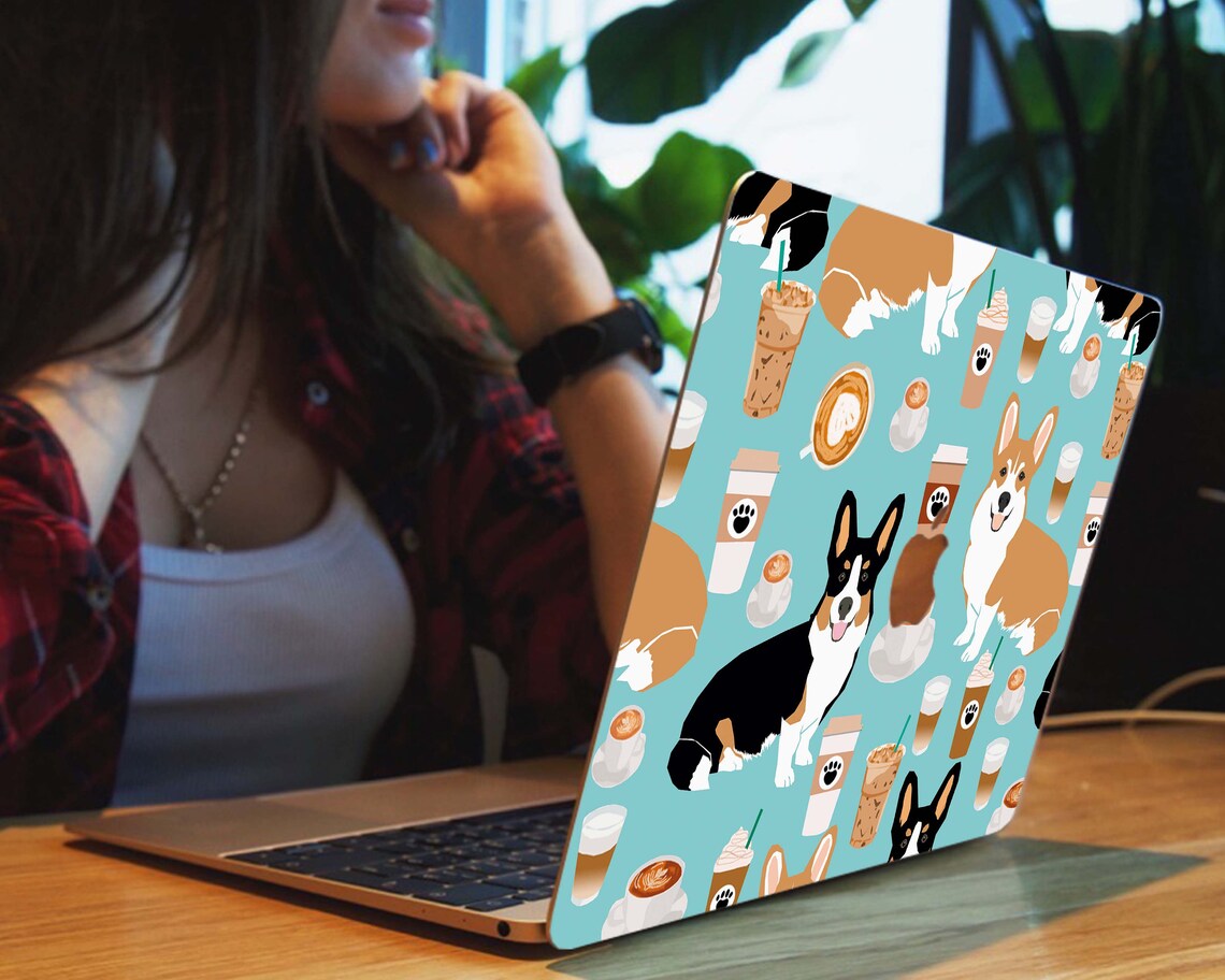 Dogs macbook skin macbook pro 13 2020 decal animal macbook Pro Etsy