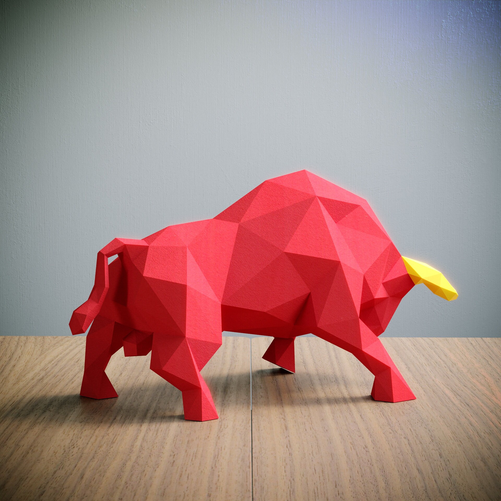 Ox Bull Papercraft Template Instant Download Etsy Ire vrogue.co