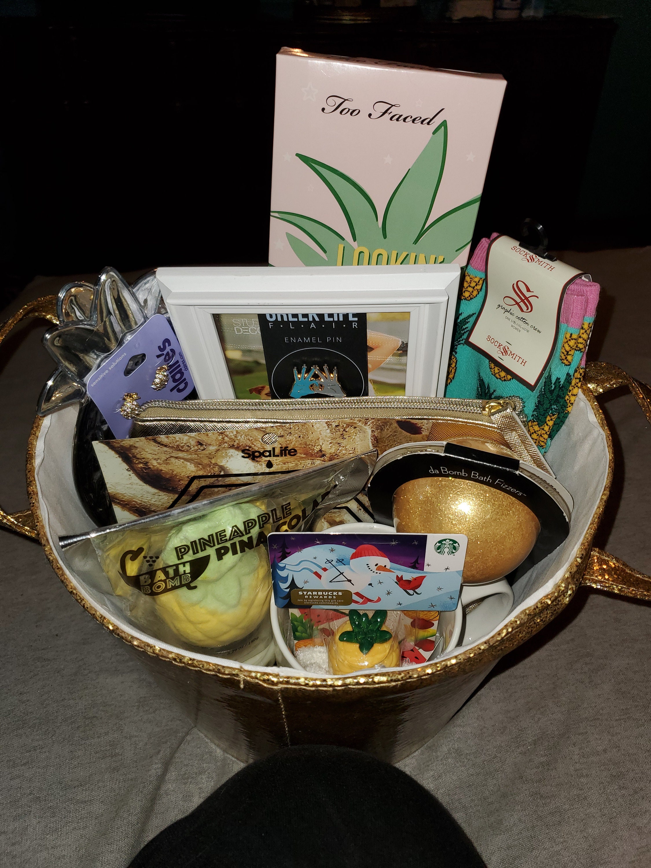 Custom Greek Sorority Gift Basket Etsy