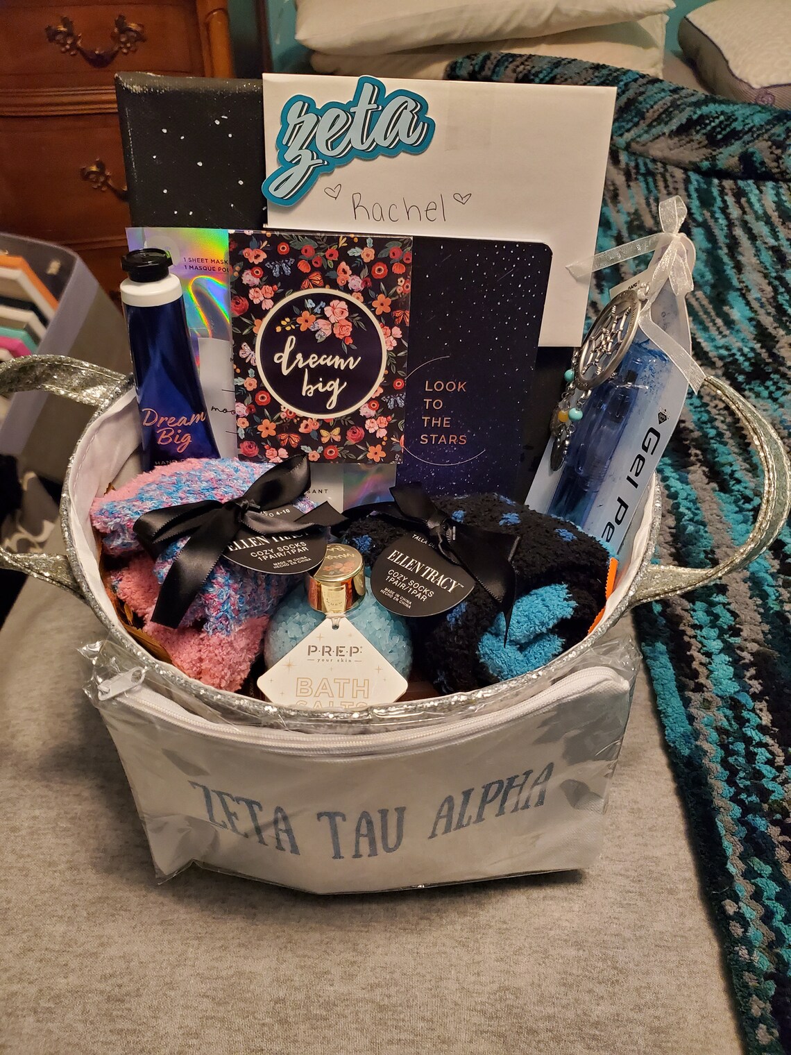 Custom Greek Sorority Gift Basket Etsy
