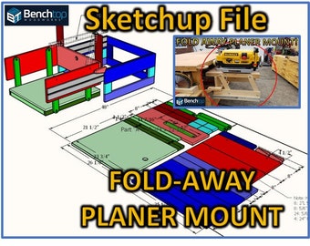SketchUp File, Planer Mount