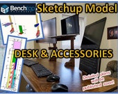SketchUp File, Desk Top and Accessories