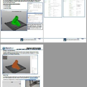 May include: Product instructions for a 3D printed dust cover for a 3D printer. The instructions include a diagram of the cover and a description of how to assemble it. The instructions also include a note about the importance of using a support structure when printing the cover.