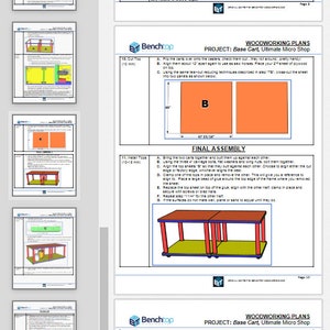 Mobile Base Cart / Ultimate Micro Shop Build Series / Bonus Sketchup Model Original Concept image 7