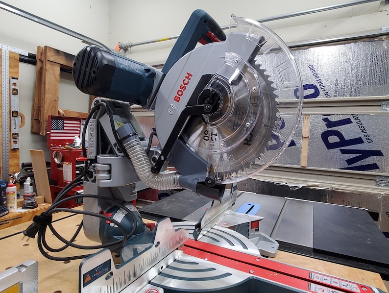 12 Bosch Glide GCM12SD Miter Saw Dust Collection Etsy