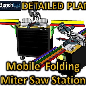 Mobile Miter Saw Station