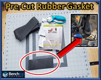Rubber Flap Gasket for Miter Saw Dust Chutes