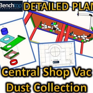 Dust Collection Pipe, Blast Gates & Clamp Bracket