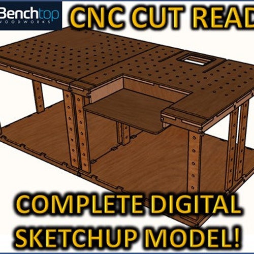 CNC Ready Sketchup Model Etsy