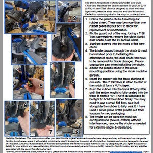 Miter Saw Dust Collection Digital Print Files 10" Delta Cruzer 26-2241 and Ridgid R4241 image 5