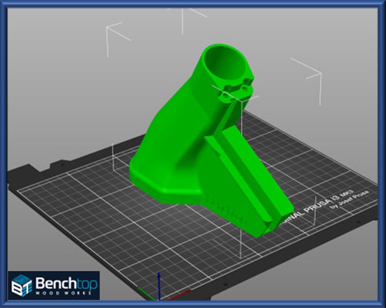 May include: A green 3D printed object with a cylindrical top and a flat base. The object is printed on a black and white grid surface. The text "ORIGINAL PRUSA I3 MK3 by Josef Prusa" is visible on the surface.
