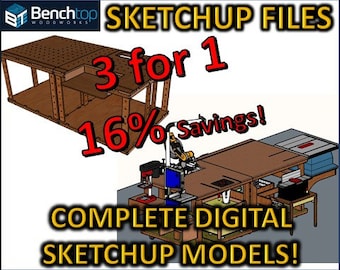 CNC SketchUp Model, COMBO!