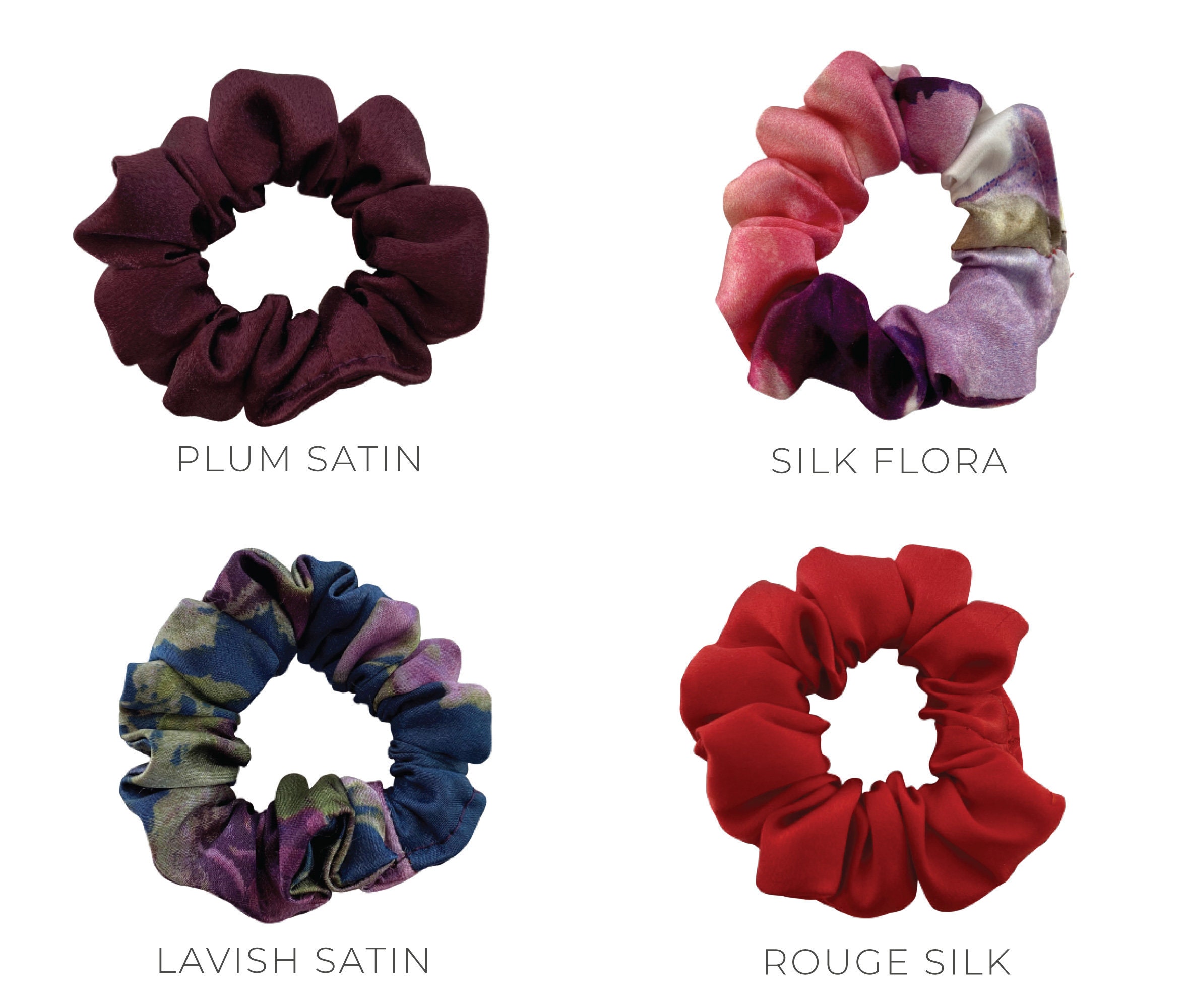 SCRUNCHIES NEW Spring Fabrics Hair Scrunchies Luxury Etsy