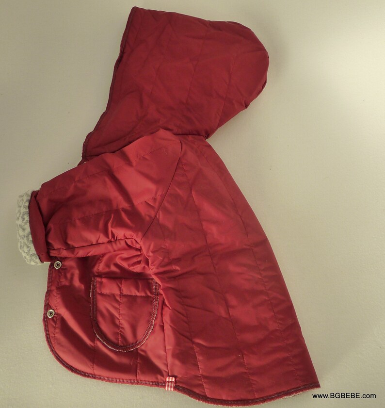 Wine red jacket for girlreversible jacket for girlsjacket for babyhandmade baby jacketburgundy red jacketSoft jacket for baby