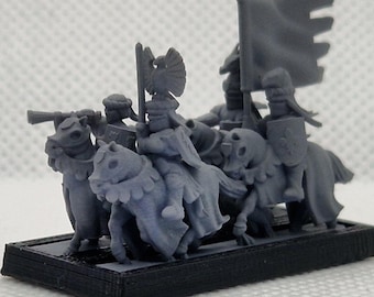 10mm Crusader Mounted Knights