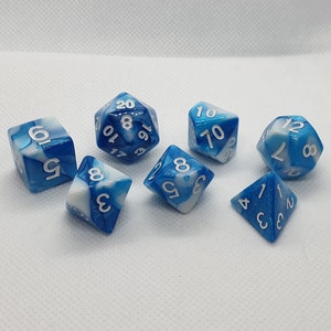 RPG Dice, DnD Dice Set - 2 colour mix (Multiple colours available)