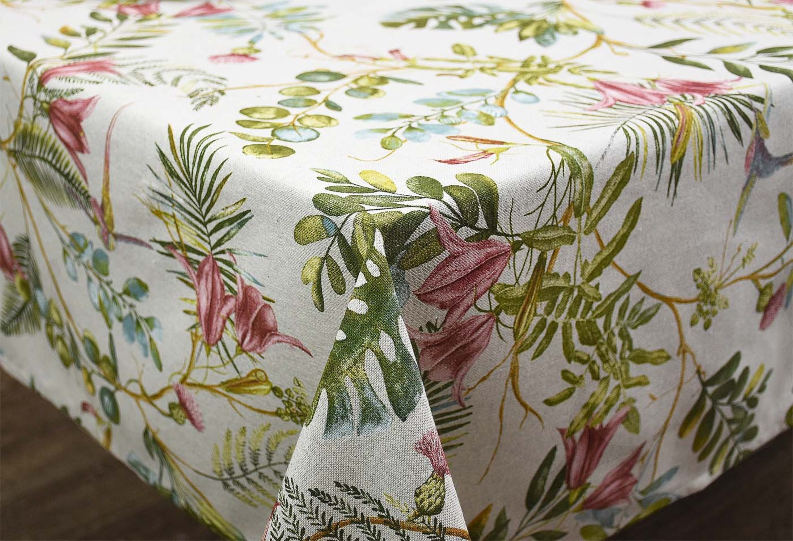 Tropical Tablecloth Monstera Tablecloth Round Tablecloth Etsy