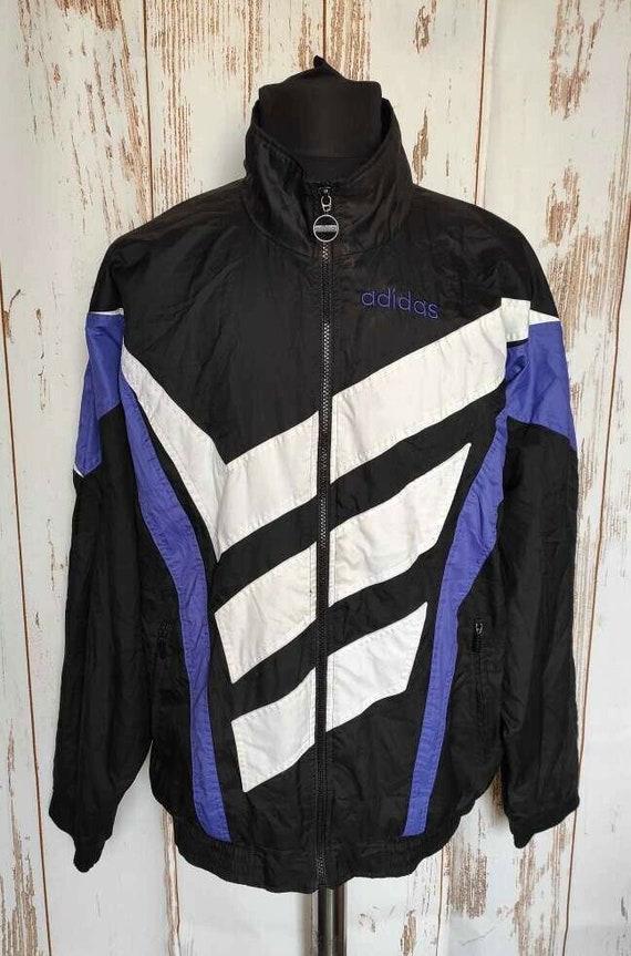 Vintage Adidas 90 Jacke Made in Indonesia F180 Windbreaker Sz M Etsy