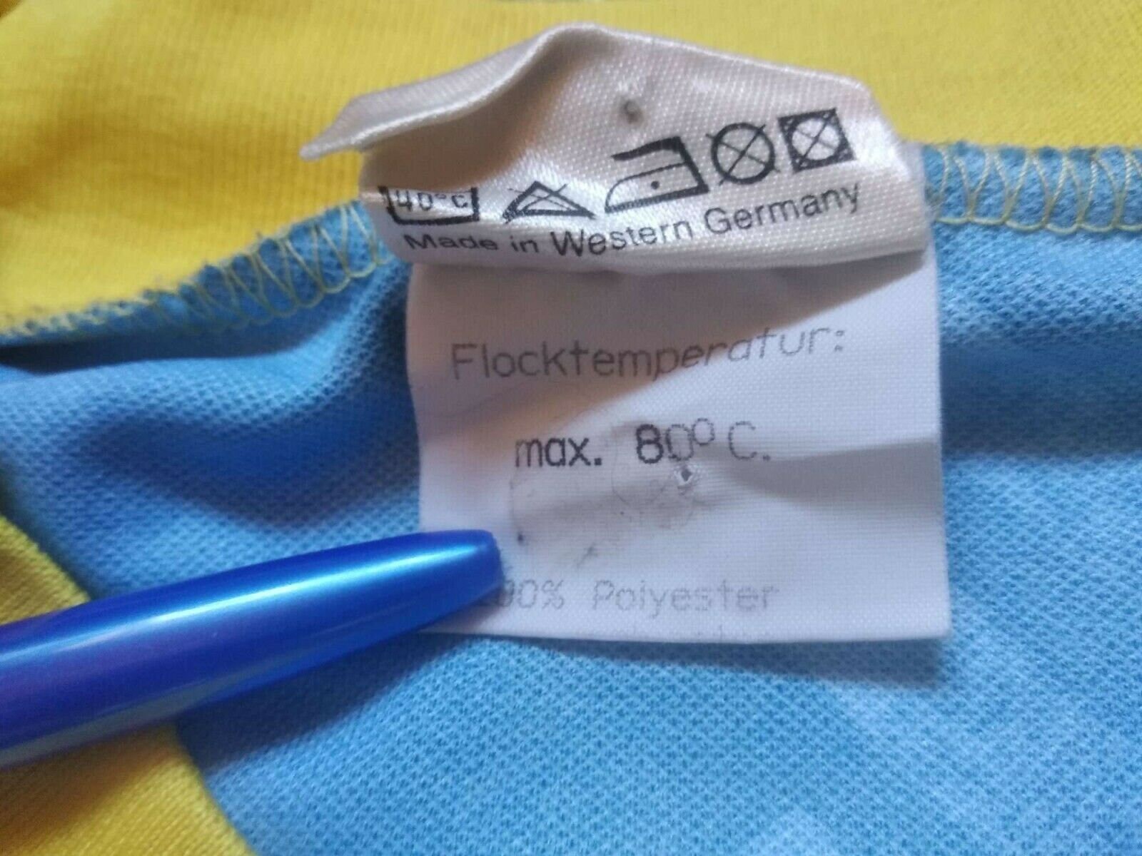 Short Vintage ERIMA Silky - Bleu, Taille L (UK), état Très Bon