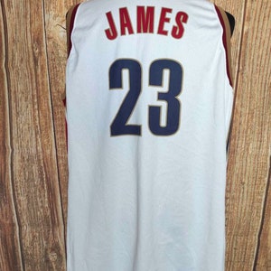 Vintage Medium Nike Team Cleveland Cavaliers Lebron James 23 Stitched Jersey