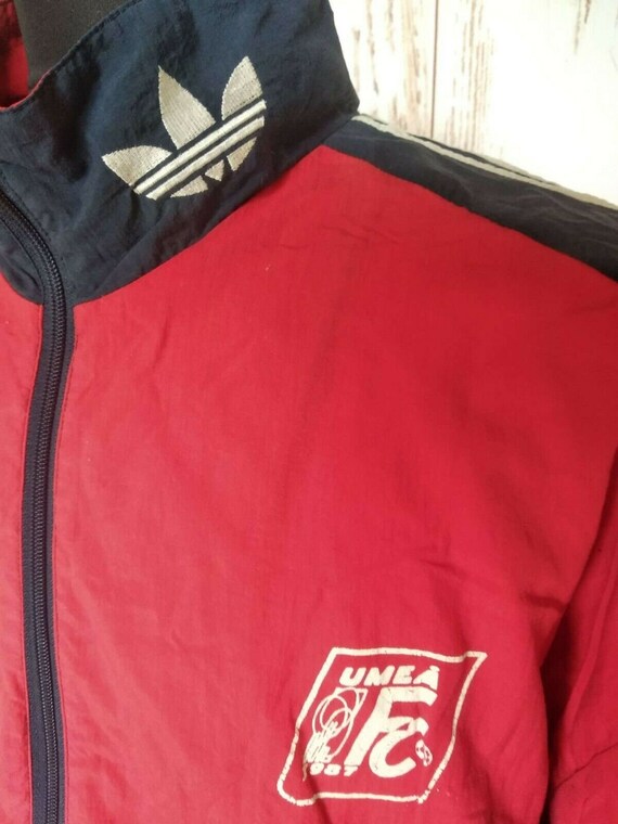 FC Umea Adidas Vintage Sweden Football Jacket Soc… - image 5