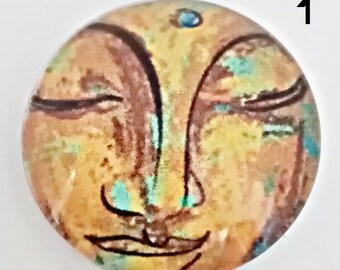 Cabochon Goddess Hindu glass 30mm 25mm 20mm 16mm 12mm