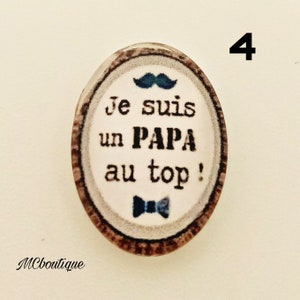 Cabochon Papa au Top verre 30mm 25mm 20mm 16mm 18x13mm 18/13 Millimètres