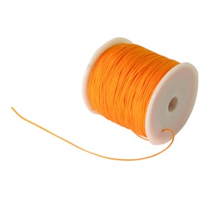 Cordon rond nylon 0,8mm plusieurs couleurs au choix image 5