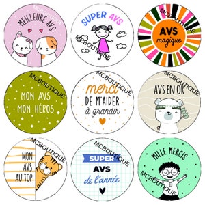Cabochon AVS verre 30mm 25mm 20mm 16mm 14mm 12mm Modèles au choix