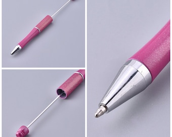 Beadable pen to customize color of your choice