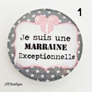 Cabochon Marraine exceptionnelle verre 30mm 25mm 20mm 16mm 18x13mm