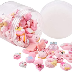 Cabochon fantaisie thème nourriture Kawaii résine