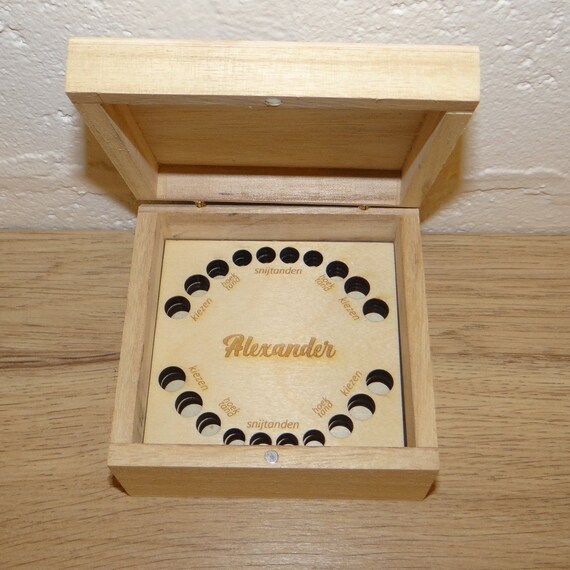 personalised tooth box