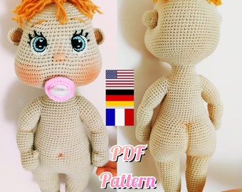 Crochet pattern Mirabel doll