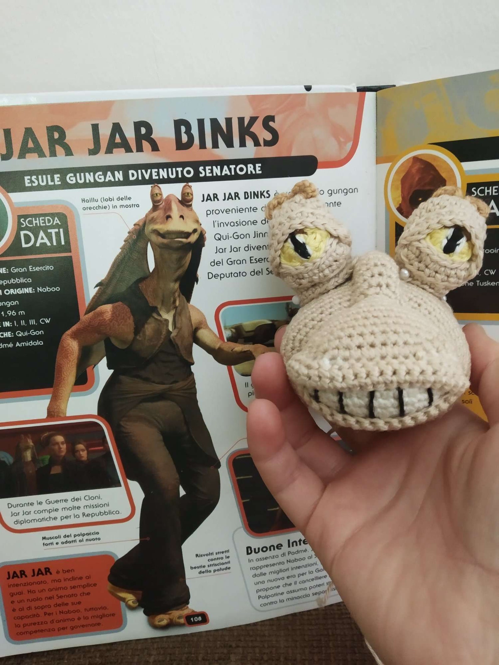 Jar Jar Binks crochet pattern Baby Alien crochet pattern Etsy