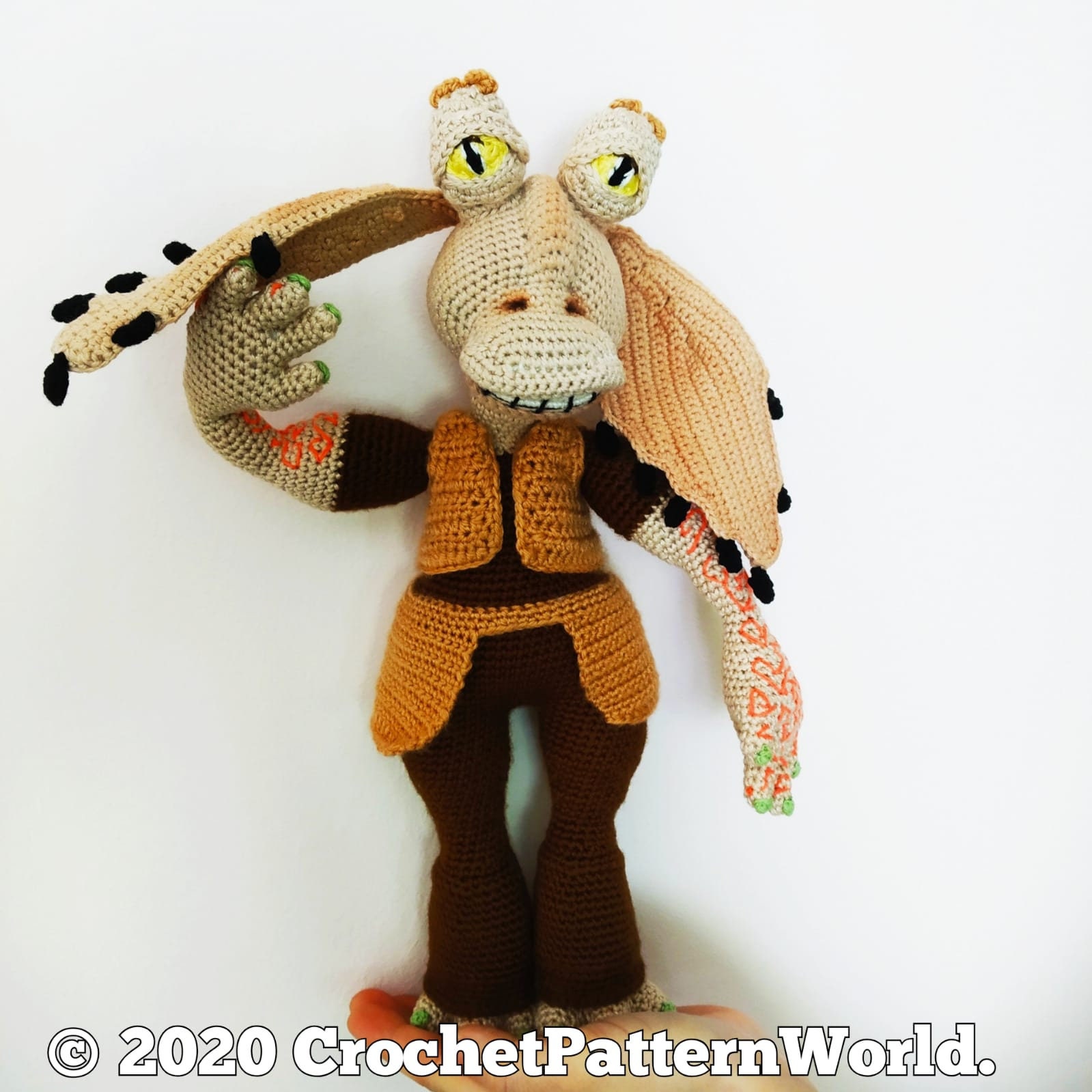 Jar Jar Binks crochet pattern Baby Alien crochet pattern Etsy