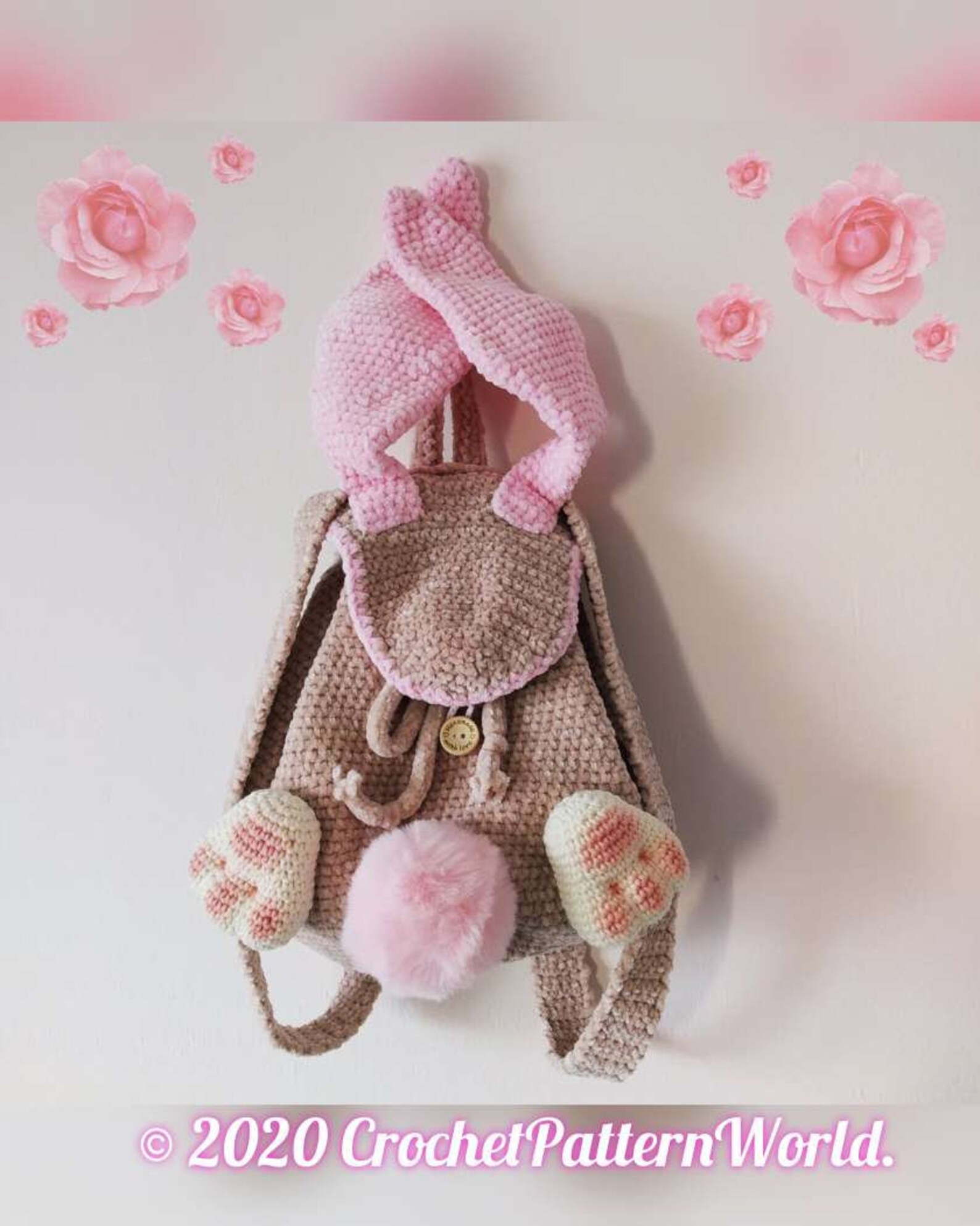 Crochet Bunny Backpack Patterns Crochet Pattern Rucksack Etsy
