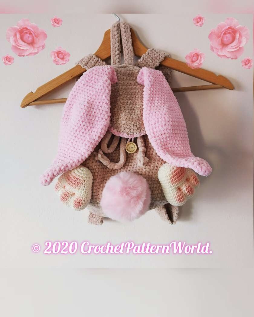 Crochet Bunny Backpack Patterns Crochet Pattern Rucksack | Etsy