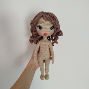 Astrid Doll crochet pattern, Amigurumi doll pattern in English, Deutsch, Français, Spanish /Español image 9