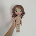 Crochet doll pattern amigurumi Crochet doll with clothes image 9