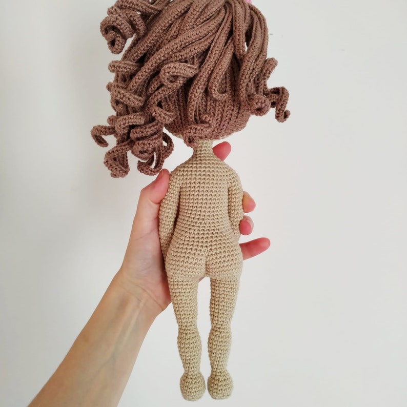 Astrid Doll crochet pattern, Amigurumi doll pattern in English, Deutsch, Français, Spanish /Español image 10