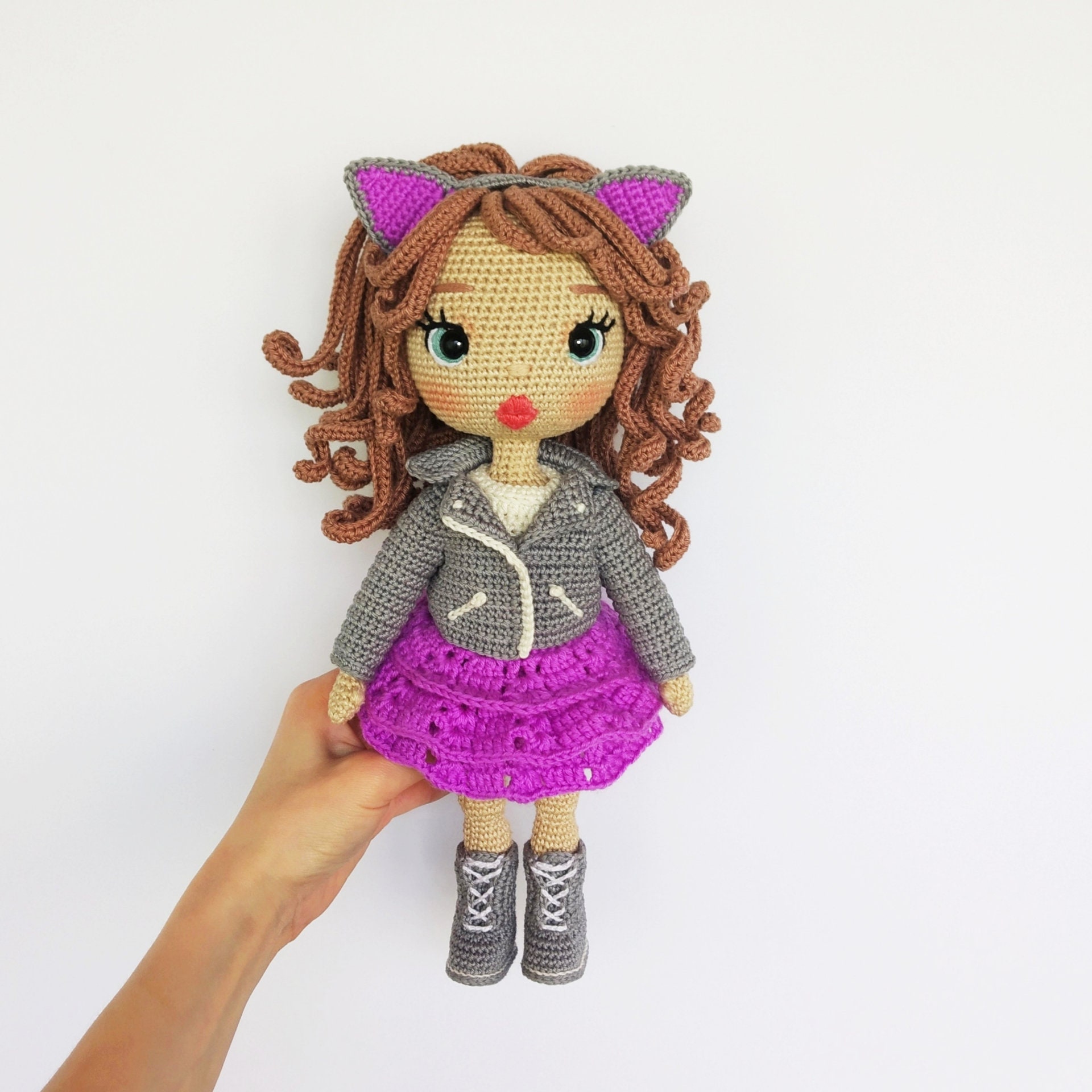 Doll clothes crochet pattern, Amigurumi doll outfits pattern, crochet doll  costume 11,8 inch (English, Deutsch, Français, Spanish /Español) Crochet  pattern by CrochetPatternWorld